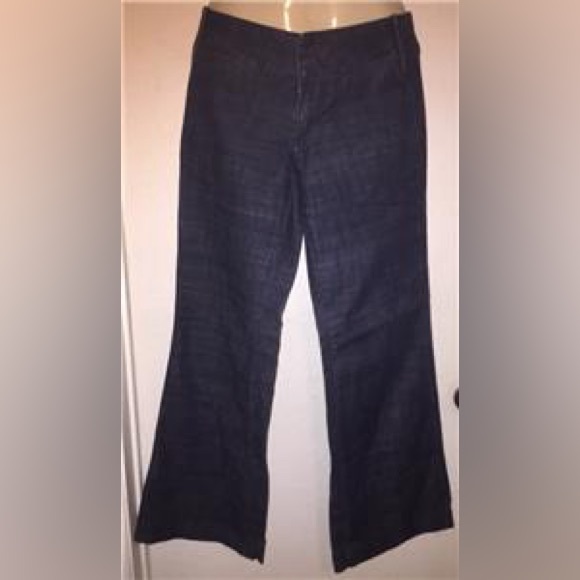 Joe’s Jeans Knightly Dark Wash Wide Straight Leg Trouser Denim Jeans Size 28 - Picture 2 of 7